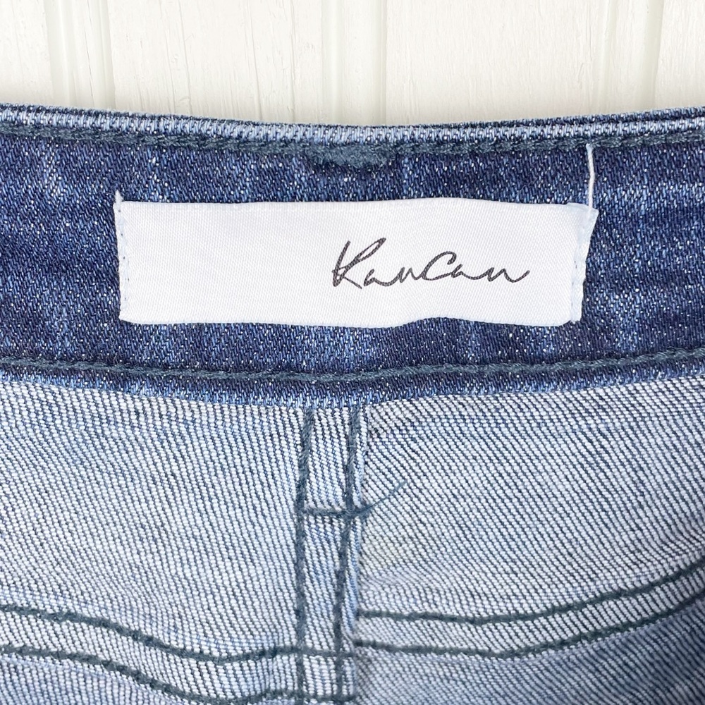 KanCan Lola High Rise Super Skinny Dark Wash Distressed Jeans KC7310D Size 11/29 - Picture 7 of 9
